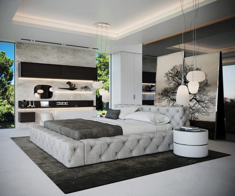 Creating the contemporary well-designed bedroom