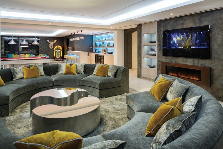 The Entertainment room that makes staying in the new going out