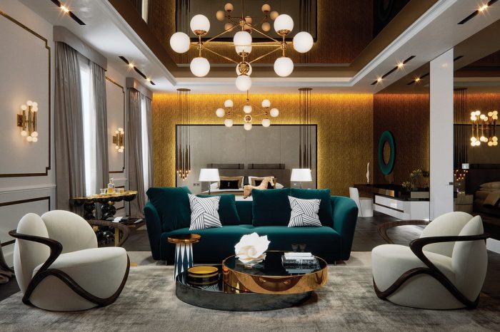 The Grand Master Suite, lounge area