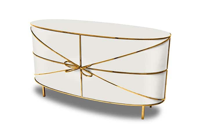 SCARLET SPLENDOUR - 88 SECRETS SIDEBOARD BIANCO