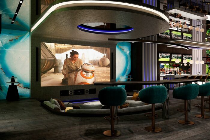 Cinema area with Bang & Olufsen sound system - staying in is the new going out!