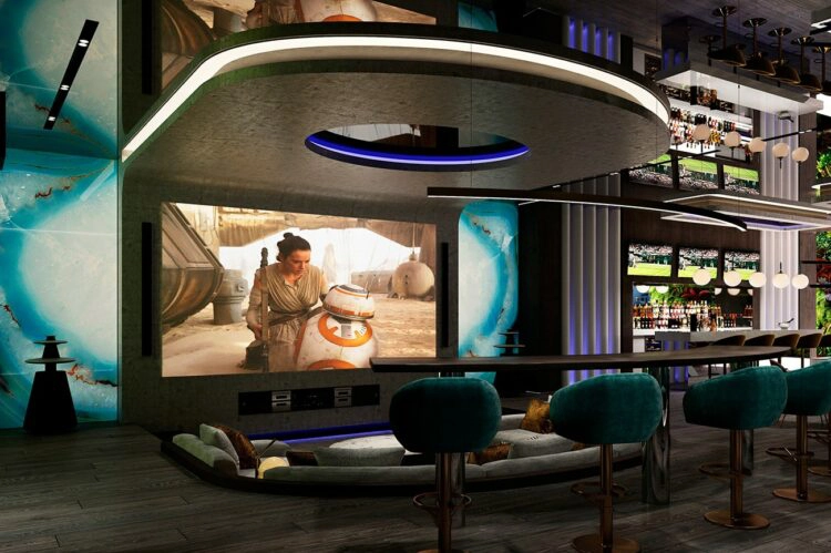 Cinema area with Bang & Olufsen sound system - staying in is the new going out!