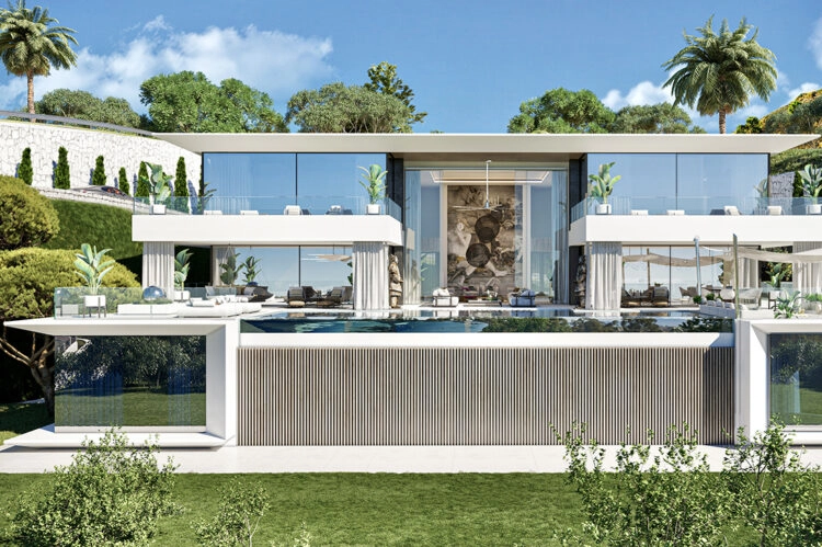 The award-winning Villa Alcuzcuz has amazing views straight over the Mediterranean Sea and beyond to the coast of Africa